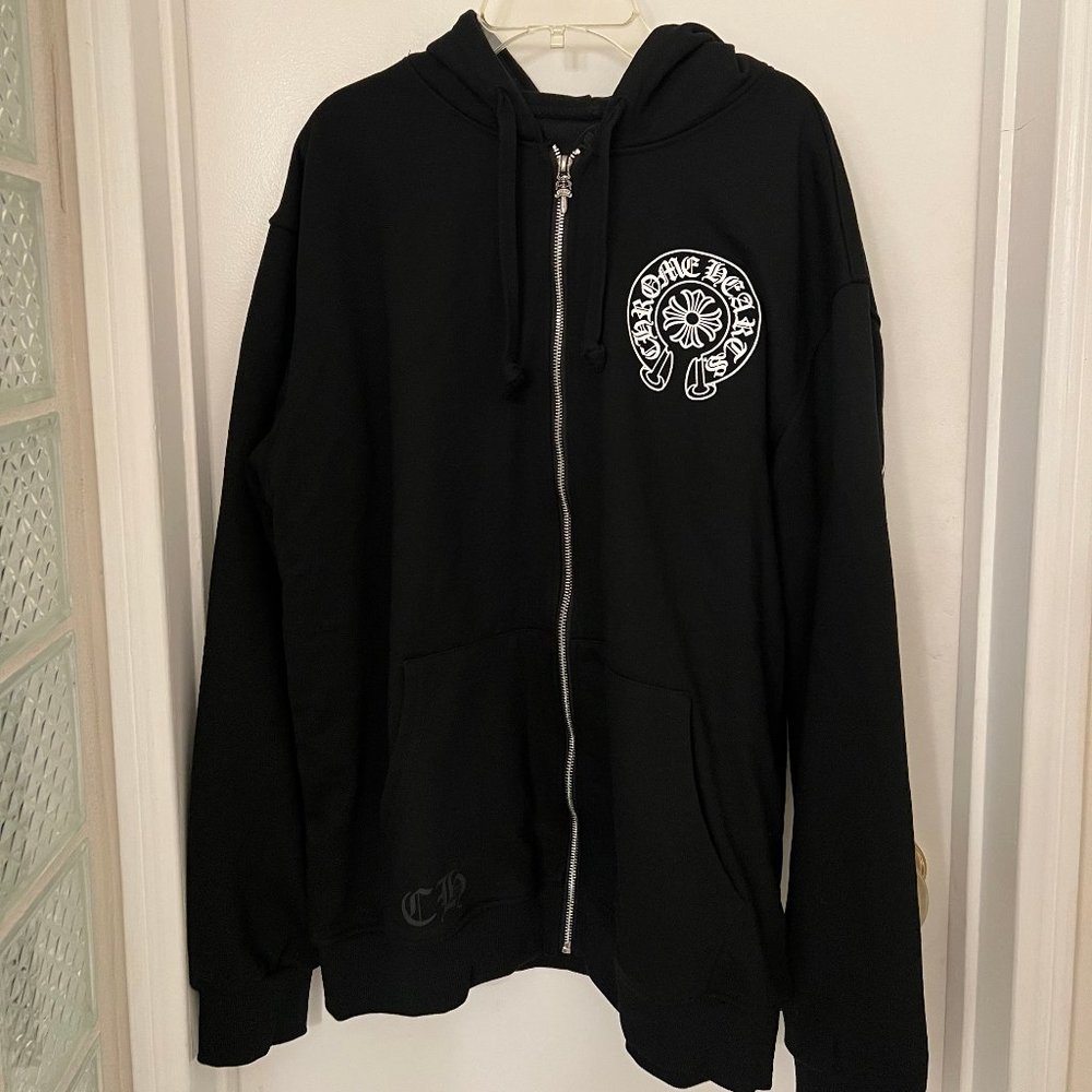 Chrome Hearts Horseshoe Print Hoodie